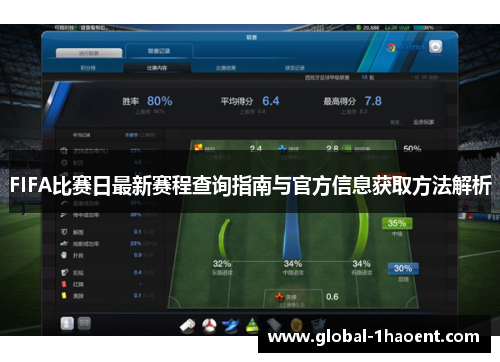 FIFA比赛日最新赛程查询指南与官方信息获取方法解析 FIFA比赛日最新赛程查询指南与官方信息获取方法解析